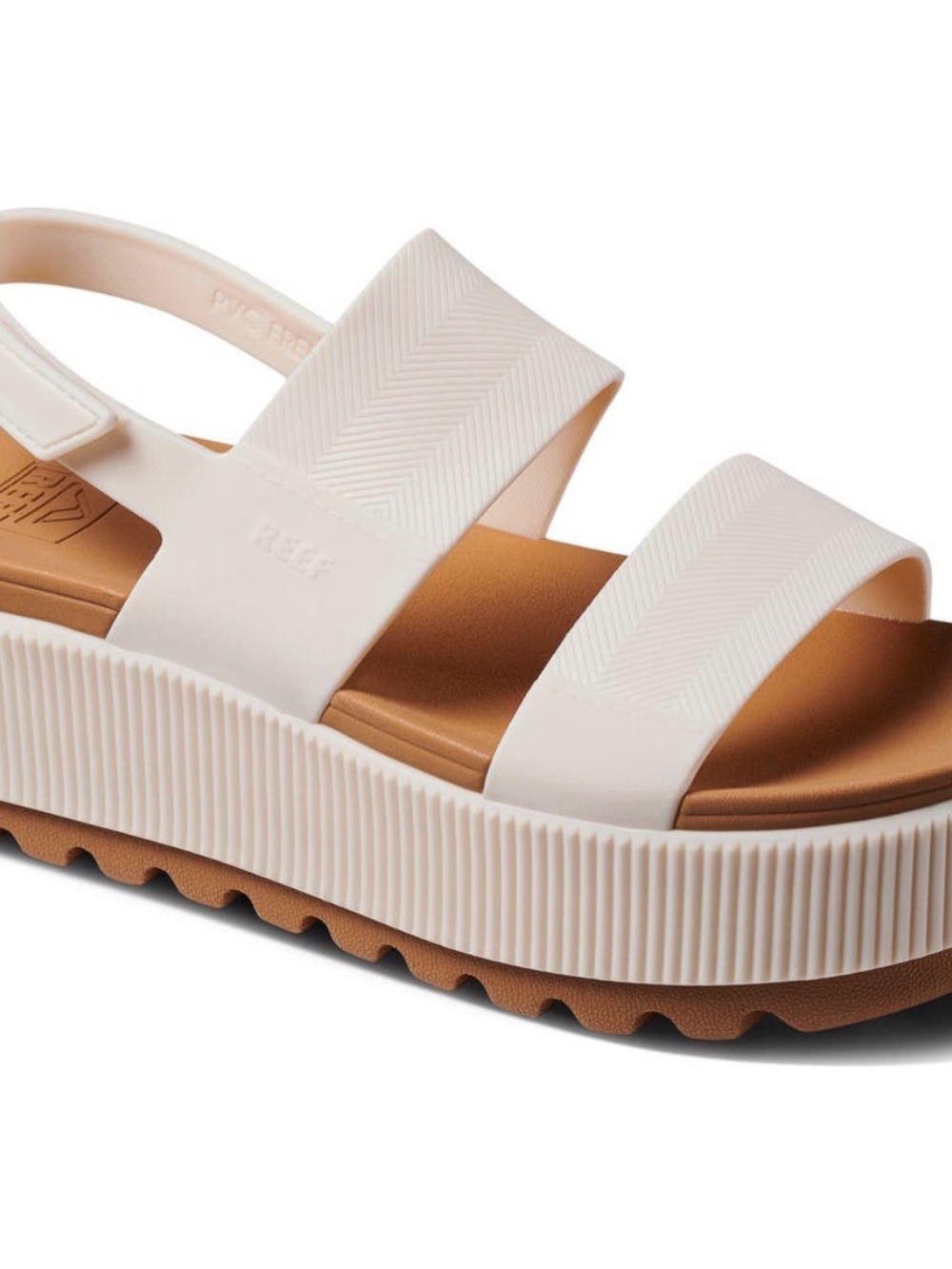 REEF Water Vista Platform Slingback Sandals - Cloud/Lilac
